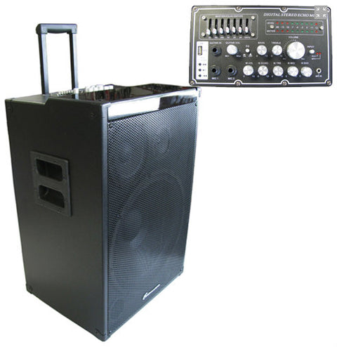 Amplificador portátil HP-E15P de 15"