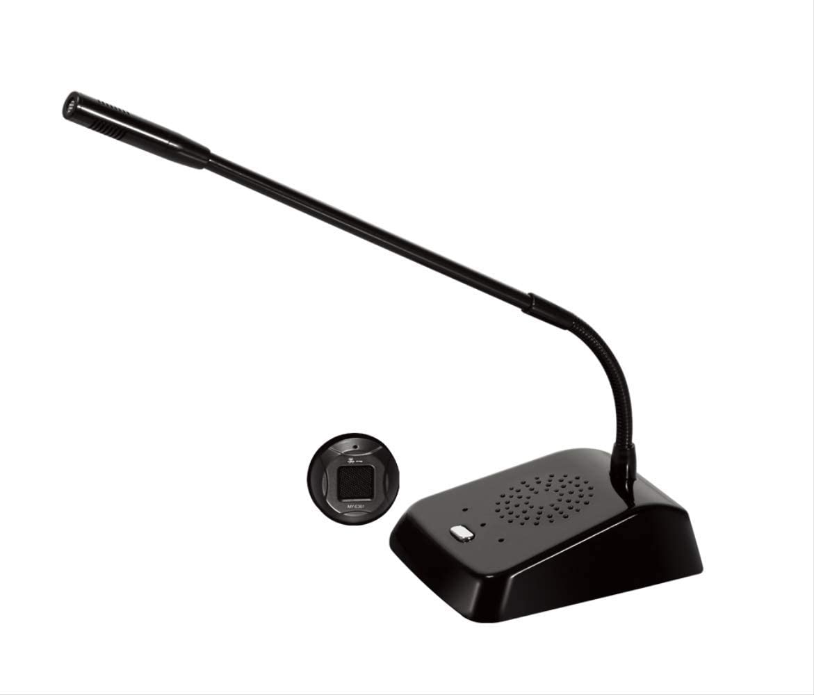 Intercom de ventanilla Meeyi MY-E361D negro para cajas y taquillas