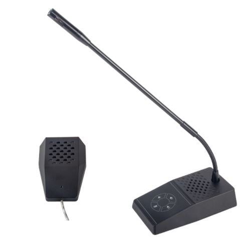 Intercom de ventanilla Meeyi TBWE-8630J metálico para comunicación clara