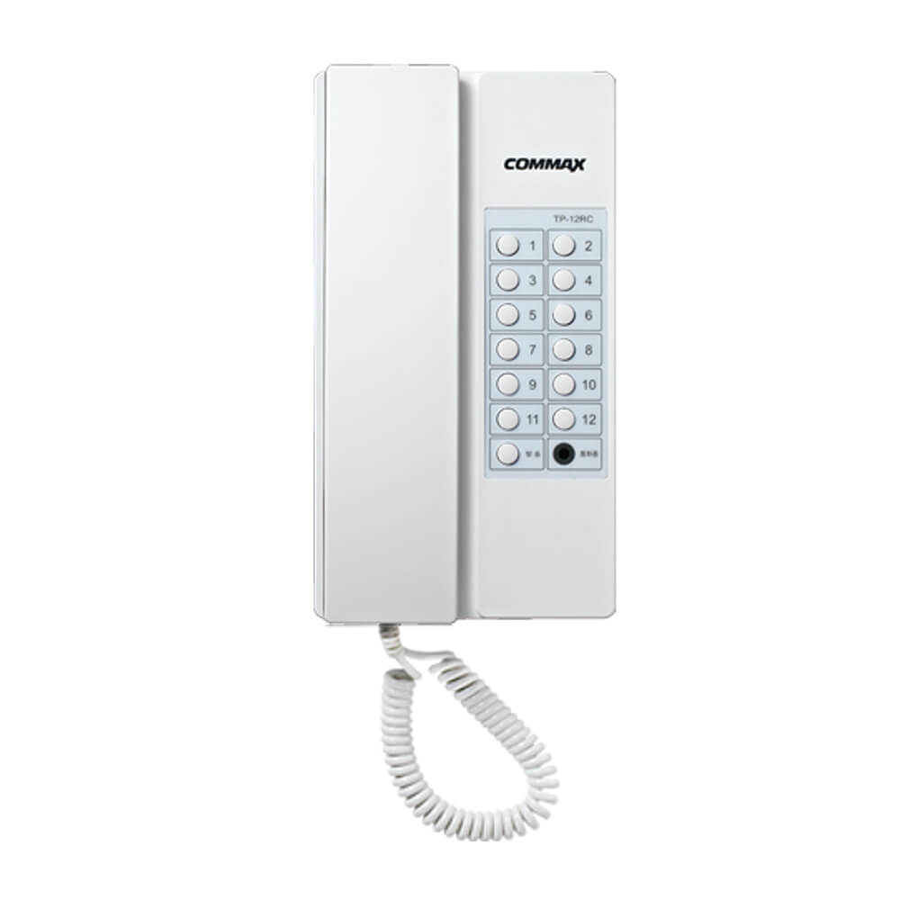 Intercomunicador telefono Commax TP-12RC con portero voceo apertura de puerta