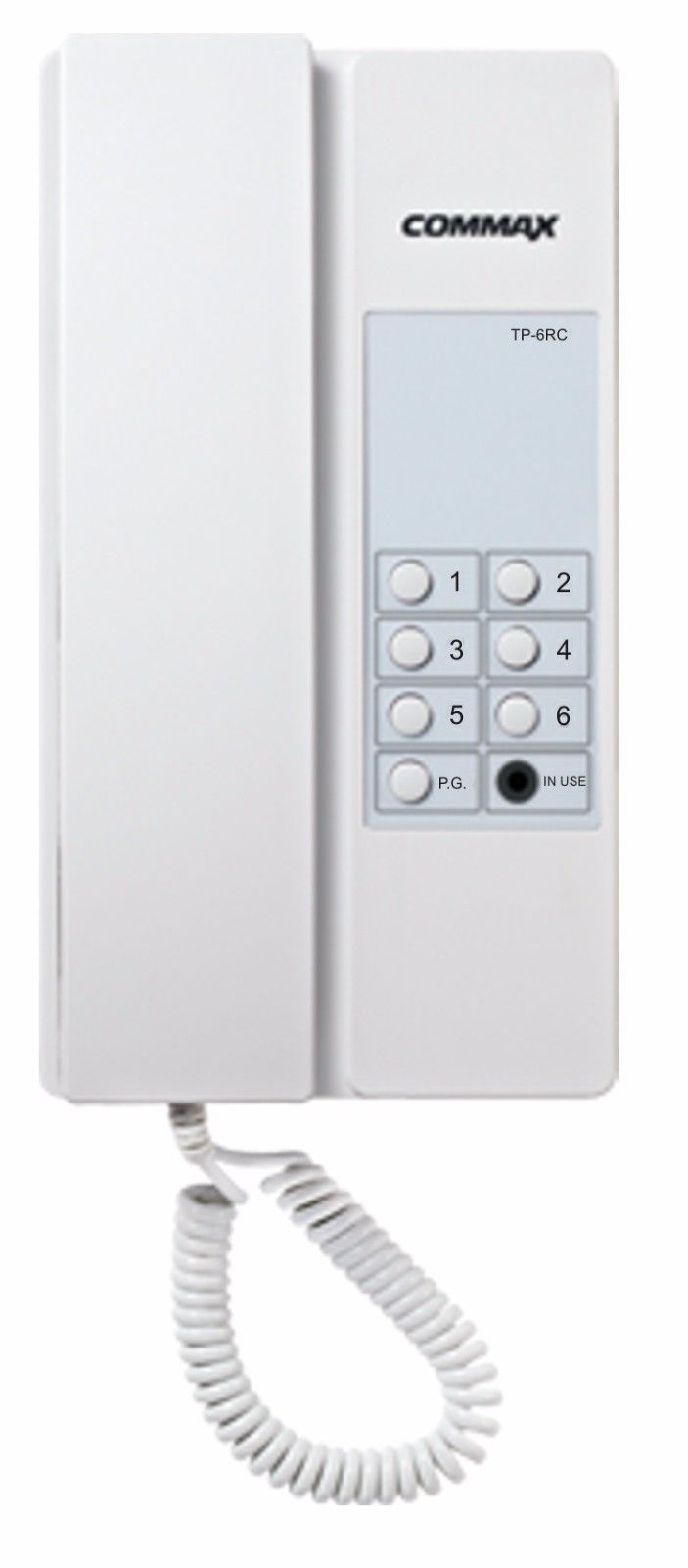 Intercomunicador TP-6RC con 6 botones, apertura de puerta y voceo - LA CASA DEL TELEFONO