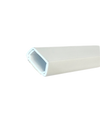 Canaleta plástica, 2M de largo, con adhesivo, en color blanco – KC-3