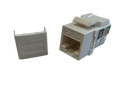Keystone Jack modular CAT6+ blanco súper delgado - Kuwes AKL-28-2621-13D/WH