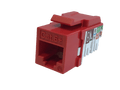 Keystone Jack modular CAT6+ rojo súper delgado – Kuwes AKL-28-2621-13D/RD