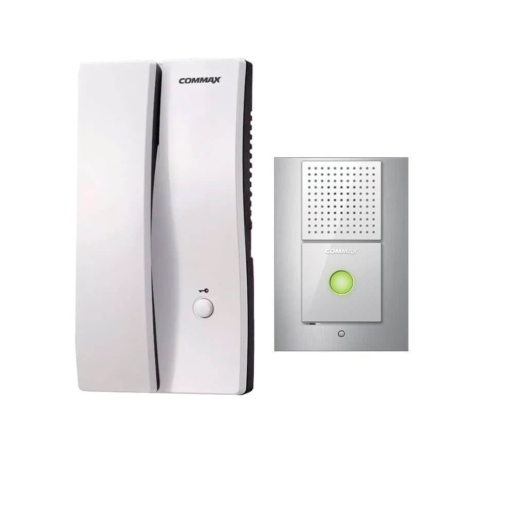 Kit de Audio portero Commax: Teléfono DP-2S y estación de puerta DR-2L - LA CASA DEL TELEFONO