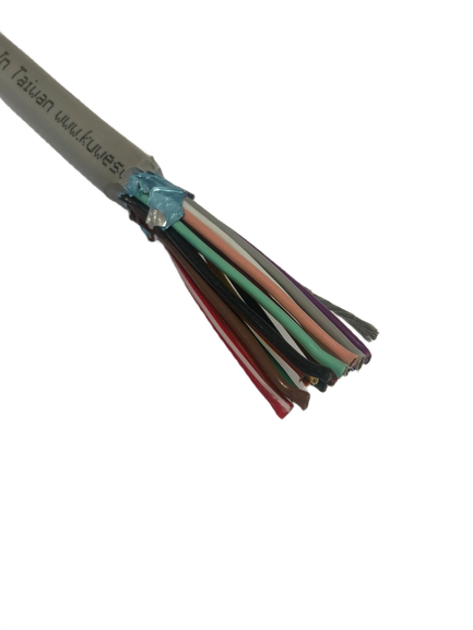 Pie de cable blindado 16 conductores 18AWG – Kuwes KS-18A-16C