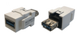 Módulo inserto USB3.0, conector USB A hembra – A hembra – Kuwes KSNT-MODULE-USB3.0