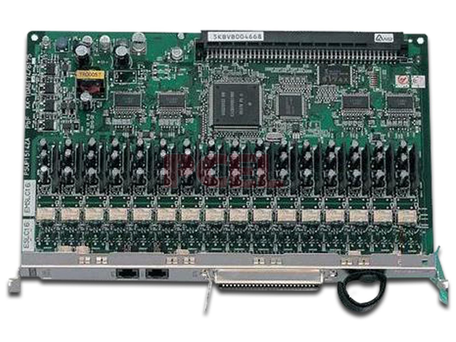 Tarjeta EMSLC16 de 16 extensiones sencillas con activación para lámpara de mensajes, compatible con KX-TDE600  – Panasonic KX-TDA6175