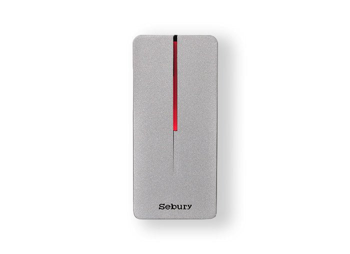 Lector esclavo Wiegand de tarjetas de proximidad EM, HID, Mifare, con carcasa metálica waterproof – Sebury mReader - LA CASA DEL TELEFONO