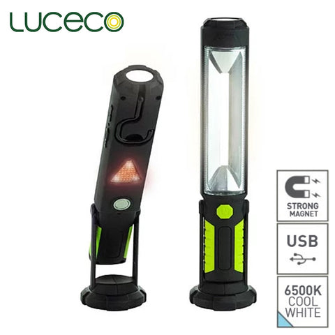 Lámpara de inpección con luz led blanca recargable, instalación ajustable – Luceco LILT45T65