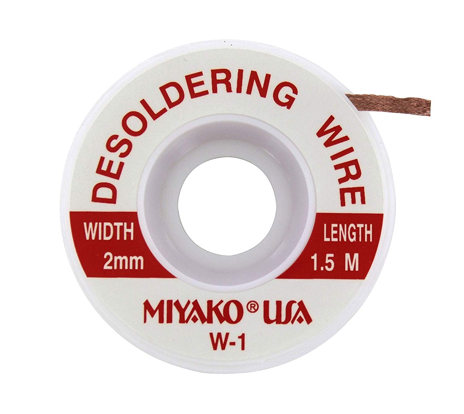 Malla para remover estaño – Miyako W-1 - LA CASA DEL TELEFONO