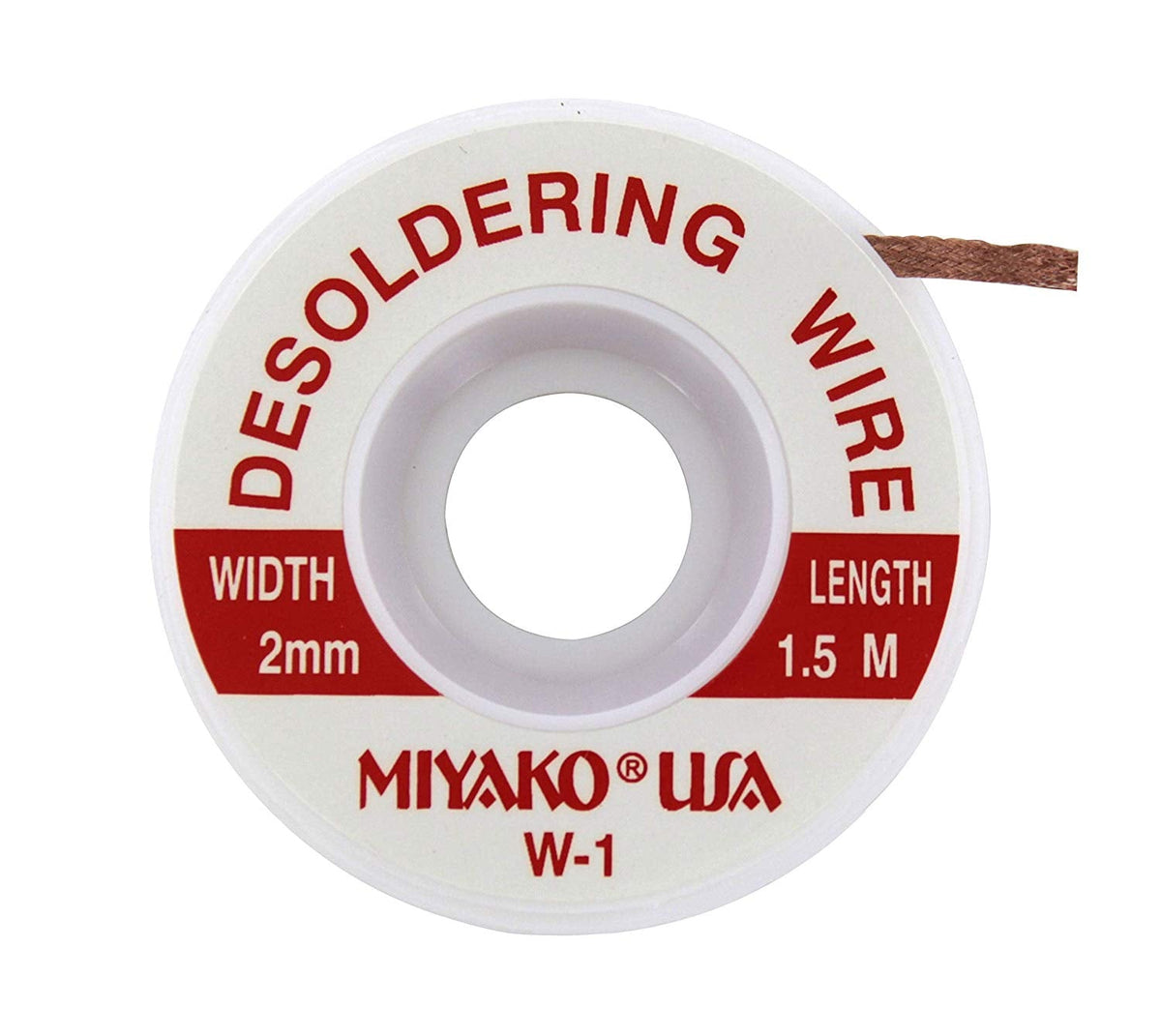 Malla para remover estaño – Miyako W-1 - LA CASA DEL TELEFONO