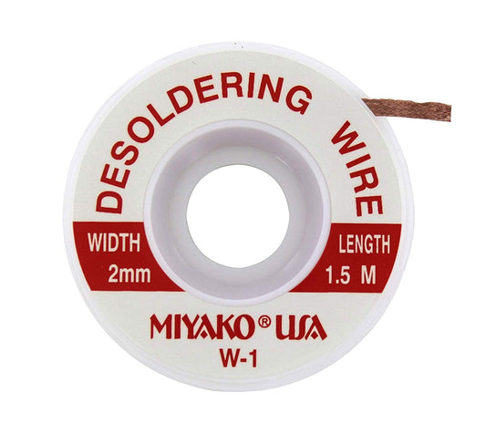 Malla para remover estaño – Miyako W-1 - LA CASA DEL TELEFONO