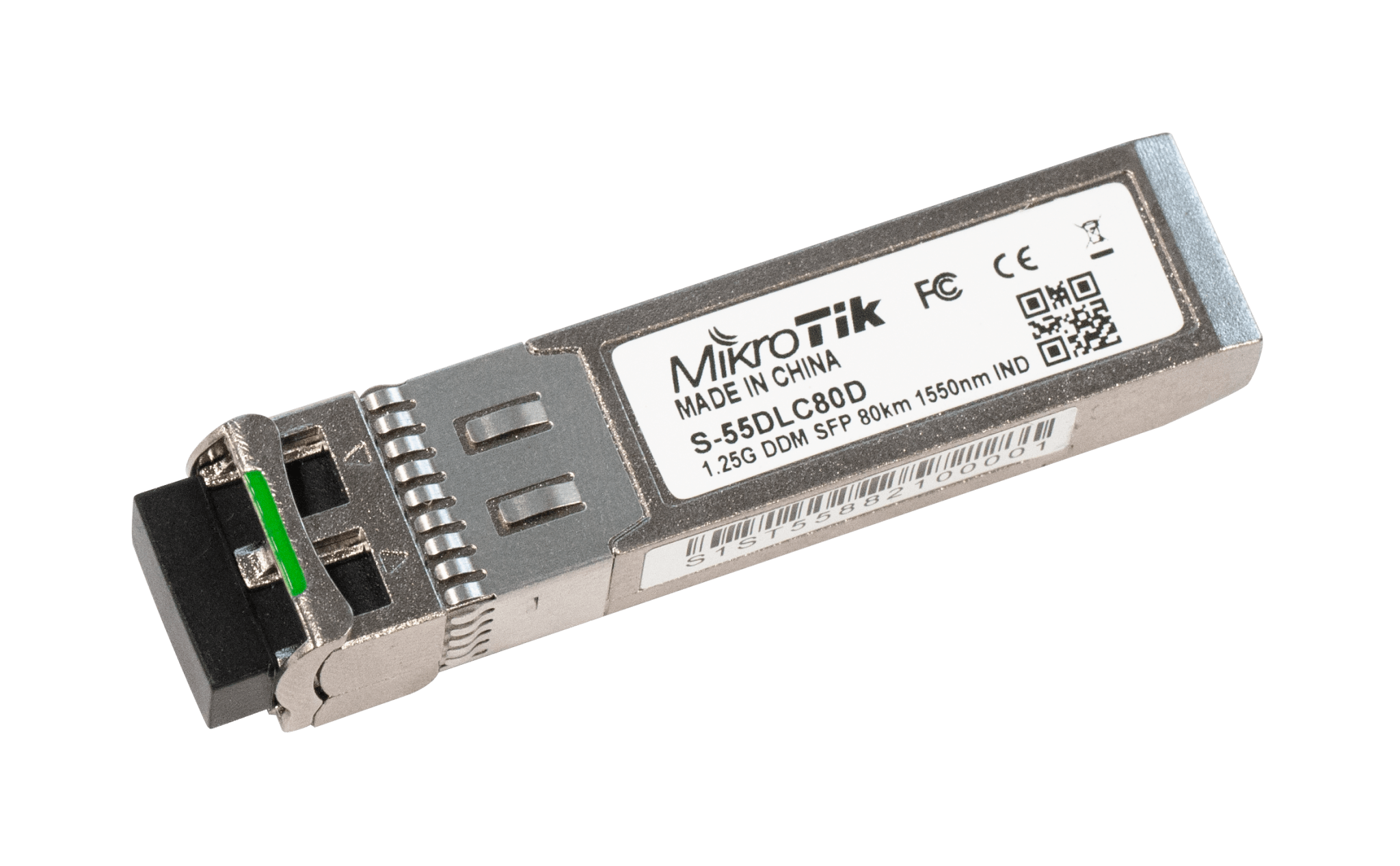 Módulo transceptor SFP 1.25G, 1550nm, 80km – S-55DLC80D Mikrotik - LA CASA DEL TELEFONO