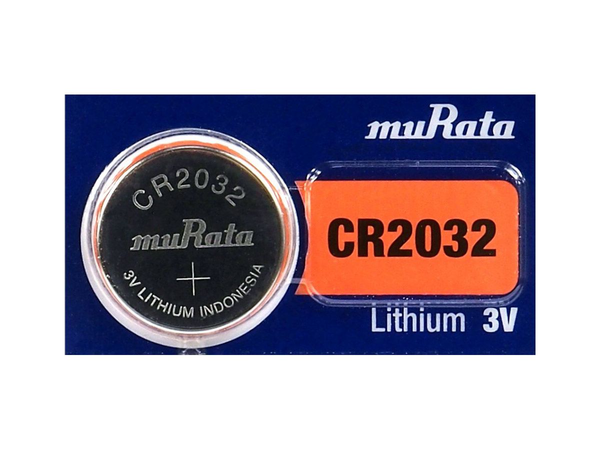 Batería CR2032 tipo botón de 3V