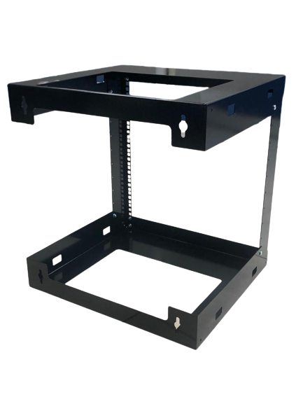 Rack de pared, 2 postes, capacidad de 10U – LCDT NCR410-B