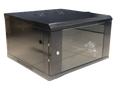 Gabinete de pared 600x600, capacidad de 6U, puerta de vidrio frontal con llave  – LCDT NCW1606
