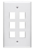 Tapa de pared de 6 puertos Quest NFP-1068