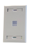Tapa de pared blanca de 1 salida y con identificación – LCDT NFPFL21