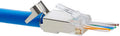 Plug modular EZ FTP RJ45 para redes CAT6A, con sujetador de cable – LCDT NMPG6AF2
