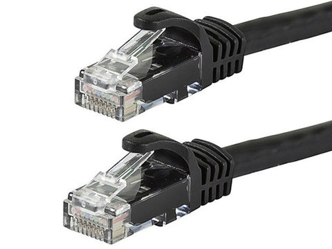Patch Cord UTP CAT6 de 100 Pies de longitud en color negro, 550MHZ – Quest NPC-6100