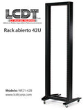 Rack abierto de piso de 42U 2 postes -  LCDT NR21-42B