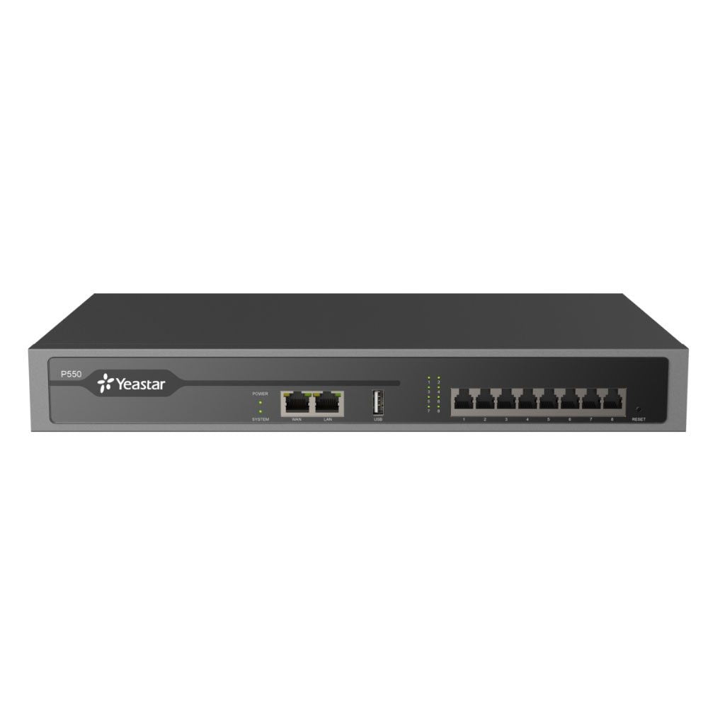 Central IP Yeastar P550, soporta 50 usuarios y 25 llamadas concurrentes