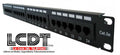 Panel de conexión CAT5e de 24 puertos LCDT NPP5124-1