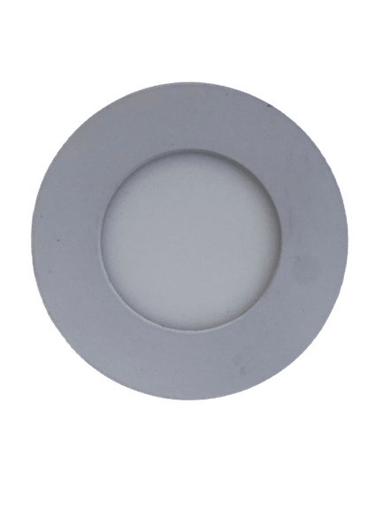 Panel LED redondo de 3 watts, luz neutra, empotrable, acabado en color blanco, 100-277V – TekLed 165-036022 - LA CASA DEL TELEFONO