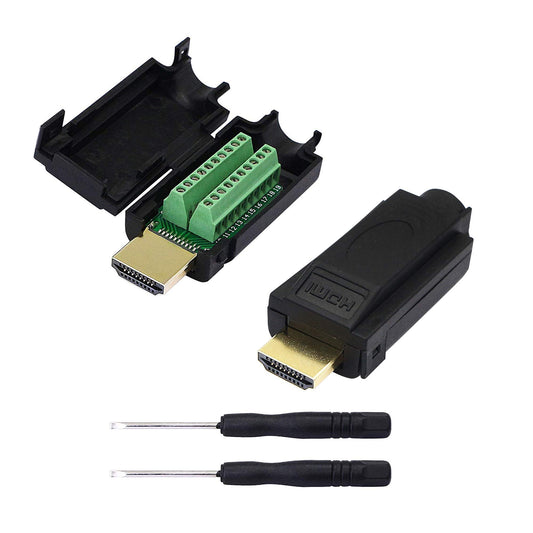 Paquete con 2 conectores HDMI de reemplazo, no requiere soldadura - LA CASA DEL TELEFONO