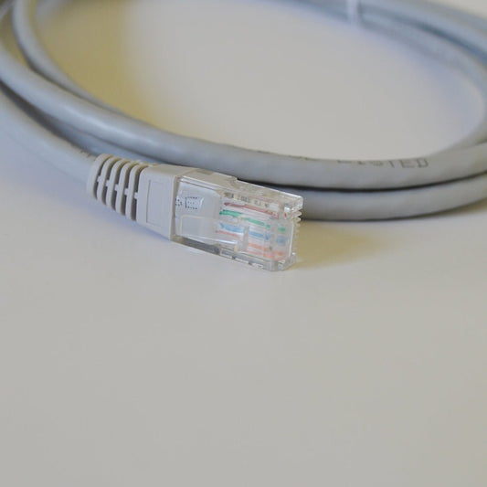 Patch Cord UTP CAT5e Gris de 2M - LCDT CPU5B14G02 - LA CASA DEL TELEFONO