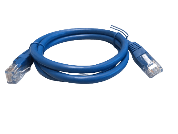 Patch Cord UTP para redes CAT6 en color azul Azul de 1M - LCDT CPC6U1BL01 - LA CASA DEL TELEFONO