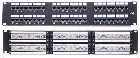Patch Panel Cat5e 48 Puertos NPP5148-1 - LA CASA DEL TELEFONO