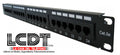 Panel de conexión CAT5e de 24 puertos LCDT NPP5124-1
