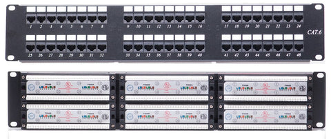 NPP5148-1 Patch Panel Cat5e 48 Puertos