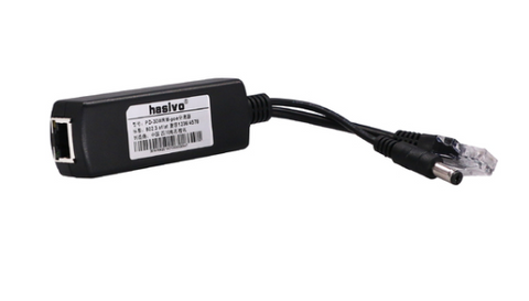 Separador PoE 48V a 12V, 13W, 10/100mbps – PD-13WRM hasivo