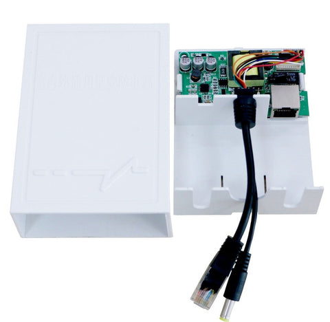 Separador PoE a 12V 2.5A, 30W, 10/100/1000mbps, para intemperie – PD30W-FS hasivo