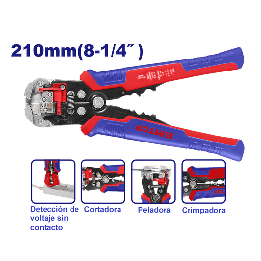 Pelacables inteligente de 8 1/4” con detección de voltaje – EMTOP EWSP102429 - LA CASA DEL TELEFONO