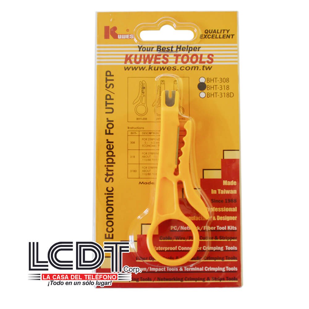 Pelacables radial para cables UTP STP Kuwes BHT-318 - LA CASA DEL TELEFONO