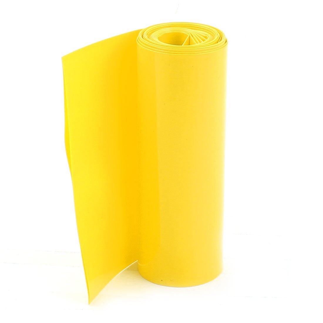 Pie de tubo de PVC termoencogible, ancho plano de 200mm. Color amarillo - LA CASA DEL TELEFONO