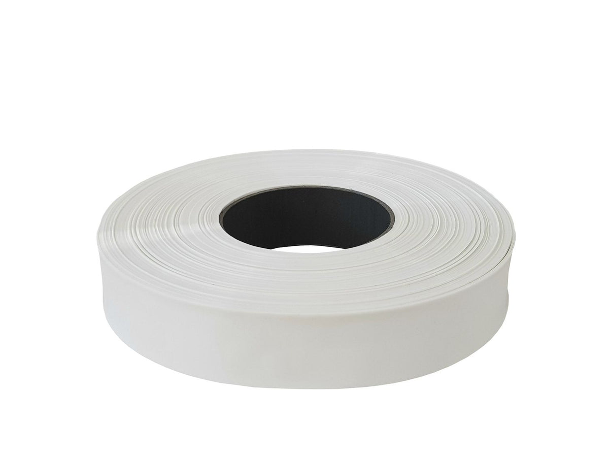 Pie de tubo de PVC termoencogible, ancho plano de 20mm. Color blanco – HS-20W - LA CASA DEL TELEFONO