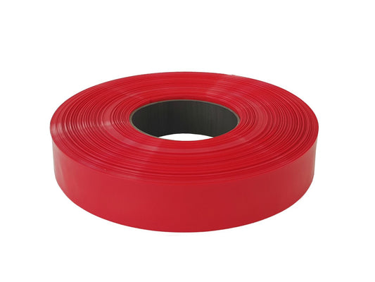 Pie de tubo de PVC termoencogible, ancho plano de 20mm. Color rojo – HS-20R - LA CASA DEL TELEFONO
