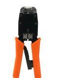 Pinza de crimpeo con trinquete, para conectores RJ45, RJ12, RJ11 – CV-RJTL006 HT-500