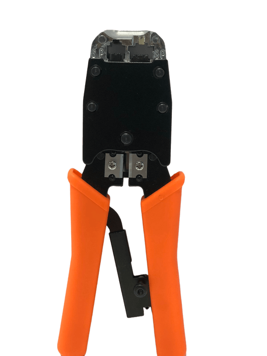 Pinza de crimpeo con trinquete, para conectores RJ45, RJ12, RJ11 – CV-RJTL006 HT-500 - LA CASA DEL TELEFONO