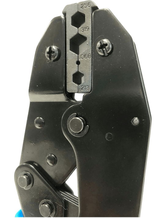 Pinza profesional tipo ratchet para crimpado de conectores coaxiales – CV-CTL301 - LA CASA DEL TELEFONO