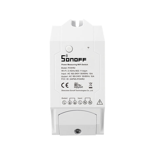 Interruptor inteligente Wi-Fi con monitoreo de consumo – Sonoff POWR2
