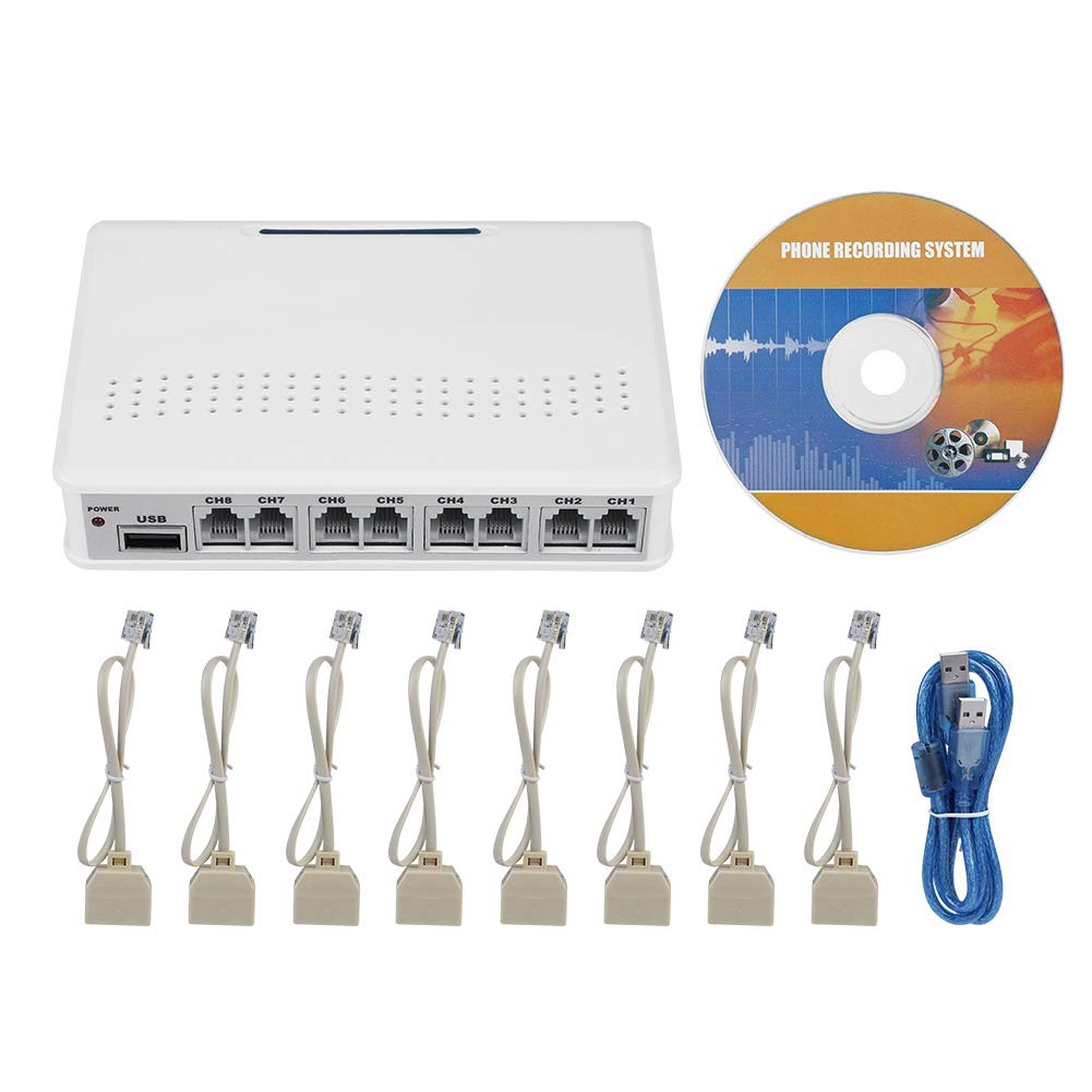 Grabador digital para 8 líneas telefónicas – PRB-2006U8