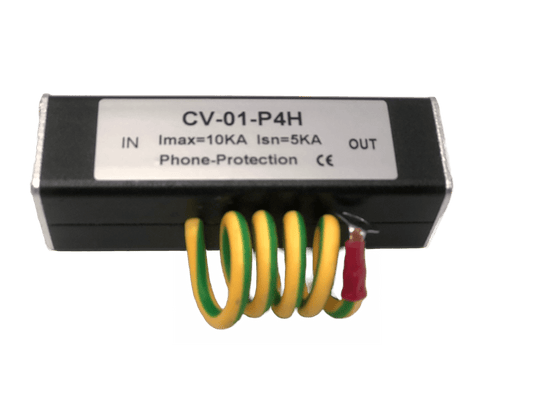 Protector telefónico contra rayos – CV-01-P4H - LA CASA DEL TELEFONO