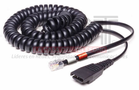 Cable con conector para Headset para teléfonos Avaya/ Nortel