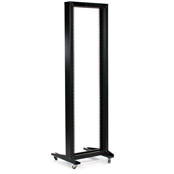 Rack abierto de 2 postes 42U con ruedas – LCDT NR21A-42 - LA CASA DEL TELEFONO